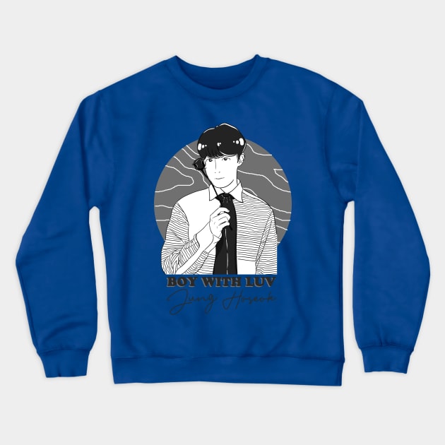 BTS - Jung Hoseok Crewneck Sweatshirt by Nuril_Anwari